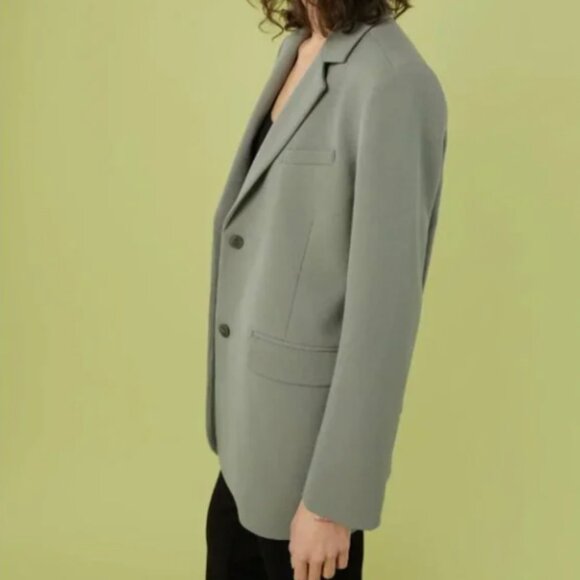 NWOT Oak + Fort Sage Green Blazer SIZE XS - Picture 2 of 6